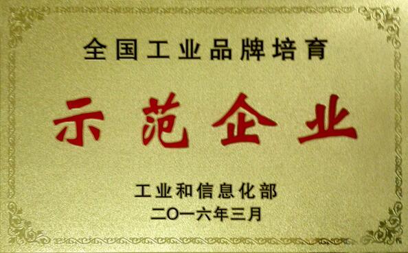 6686登录入口荣获“全国工业品牌培育示范企业”称号